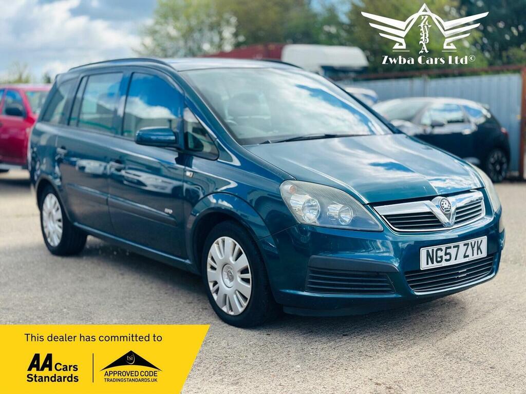 Vauxhall Zafira Mpv 1.6 Life Euro 4 200857 Blue
