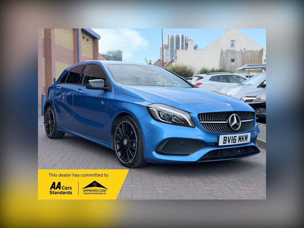 Mercedes-Benz A Class 1.5 A180d Amg Line Premium Hatchback Blue
