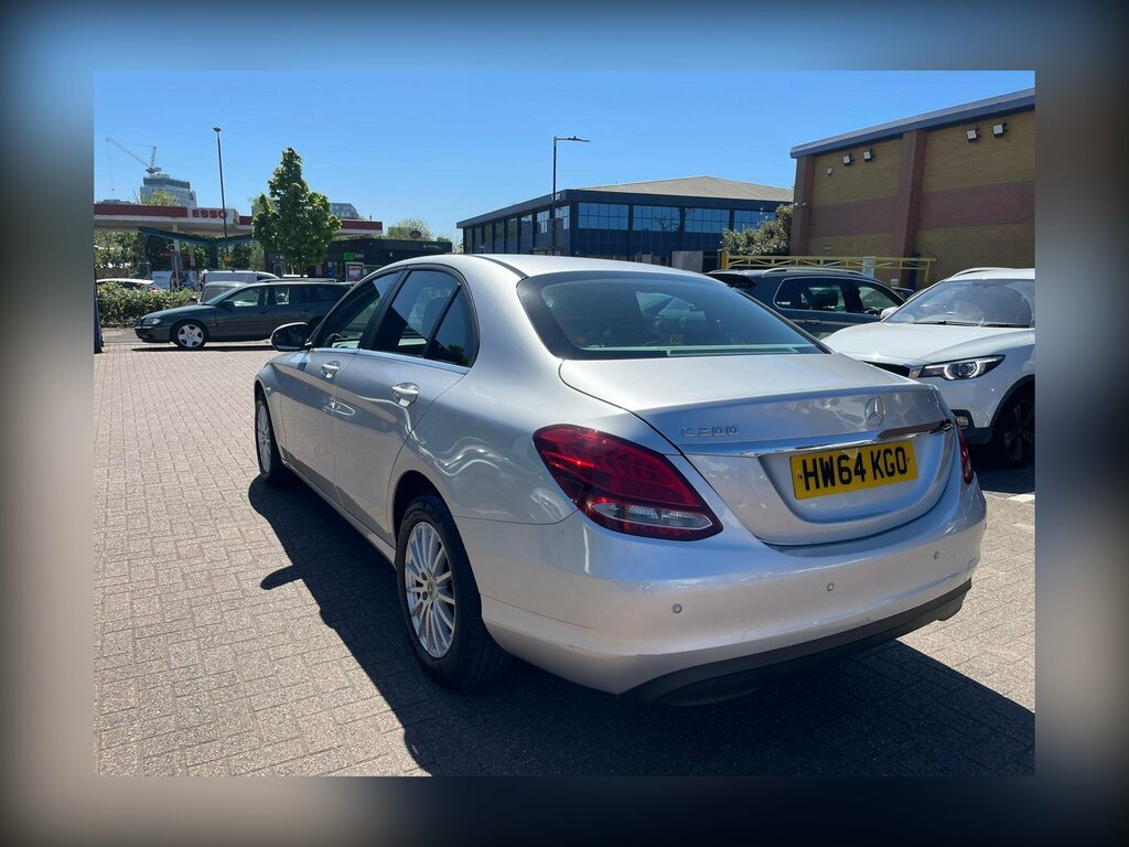 Mercedes-Benz C Class 2.0 C200 Se 7G-tronic Euro 6 Ss HW64KGO Silver #3