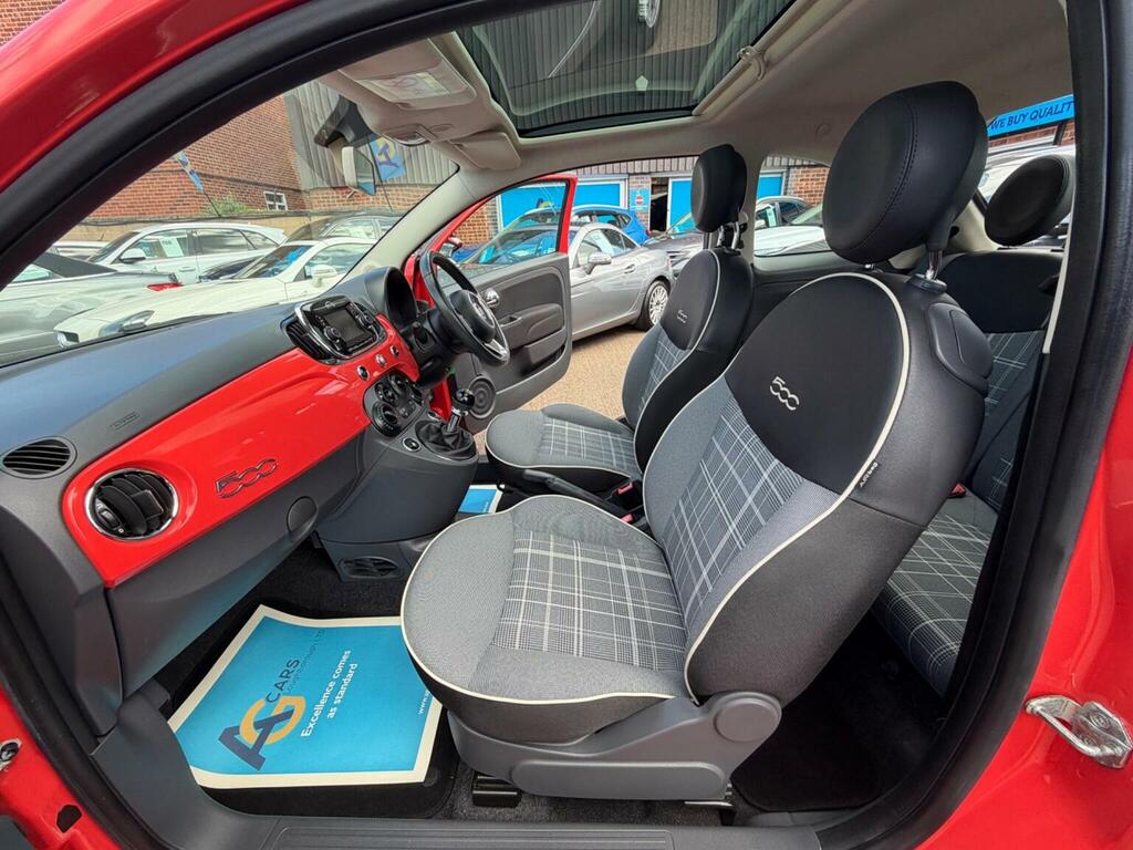 Fiat 500 Hatchback 1.2 Lounge Euro 6 Ss 201665 WO65NPX Pink #4