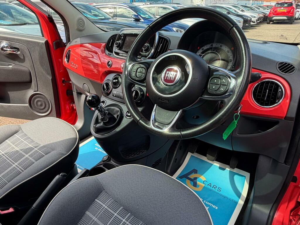 Fiat 500 Hatchback 1.2 Lounge Euro 6 Ss 201665 WO65NPX Pink #3