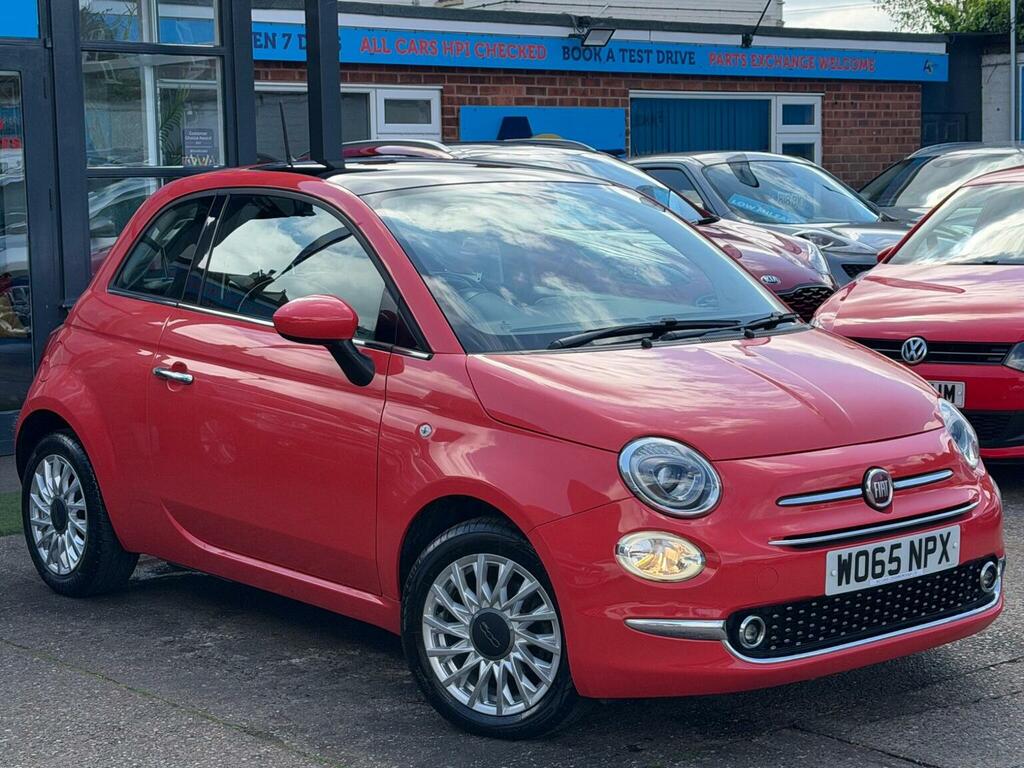 Fiat 500 Hatchback 1.2 Lounge Euro 6 Ss 201665 Pink