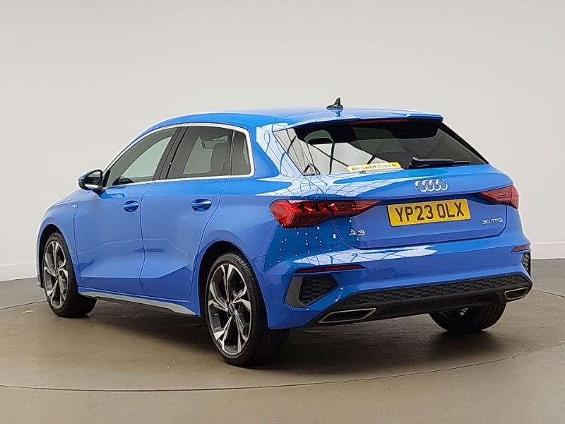 Audi A3 30 Tfsi S Line YP23OLX Blue #2