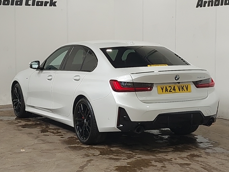 BMW 3 Series 320D Mht M Sport Step YA24VKV White #2