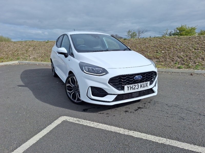 Ford Fiesta 1.0 Ecoboost Hybrid Mhev 125 St-line X White