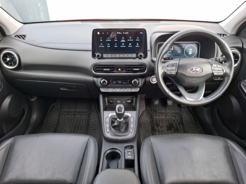 Hyundai Kona 1.0 Tgdi 48V Mhev Ultimate SO21OBC Red #3