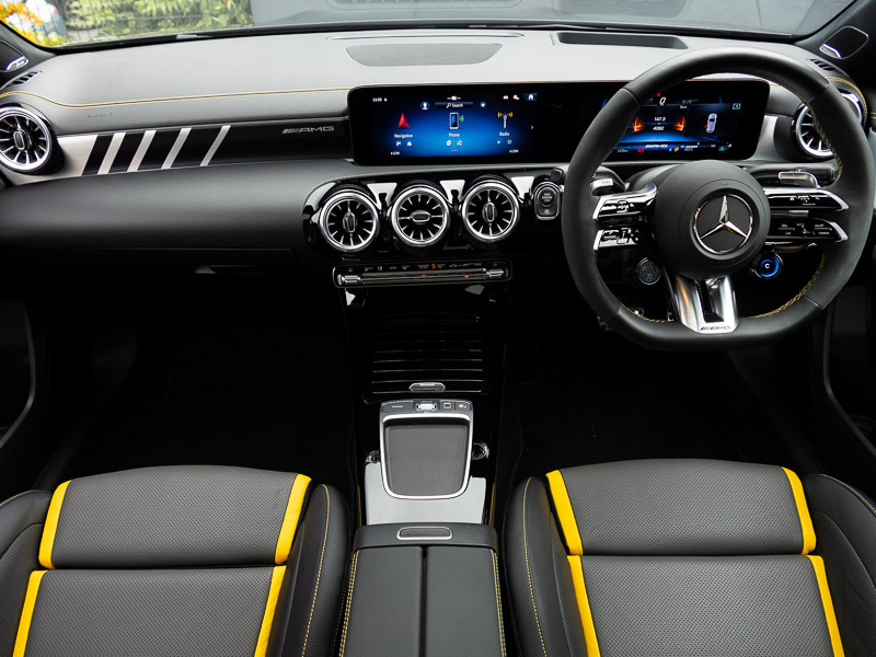 Mercedes-Benz A Class A45 S 4Matic Plus WP74PSY Black #3