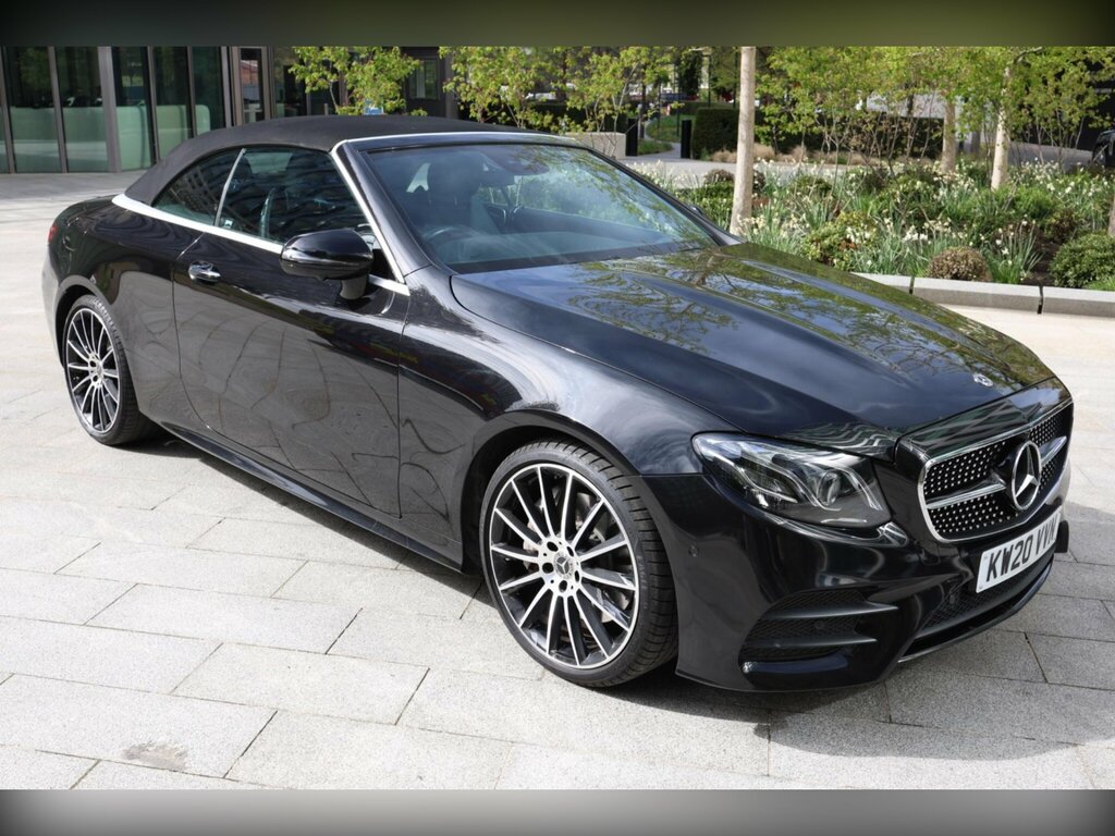 Mercedes-Benz E Class 2.0 E350 Amg Line Premium Plus Cabriolet G-troni KW20VVN Black #2