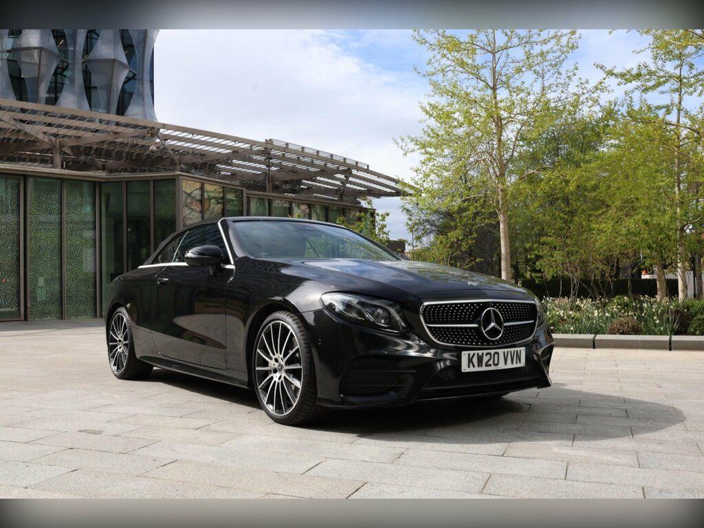 Mercedes-Benz E Class 2.0 E350 Amg Line Premium Plus Cabriolet G-troni Black