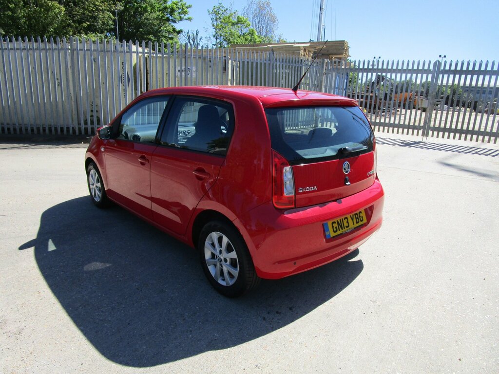 Skoda Citigo 1.0 Mpi Greentech Elegance Hatchback Ma GN13YBG Red #2