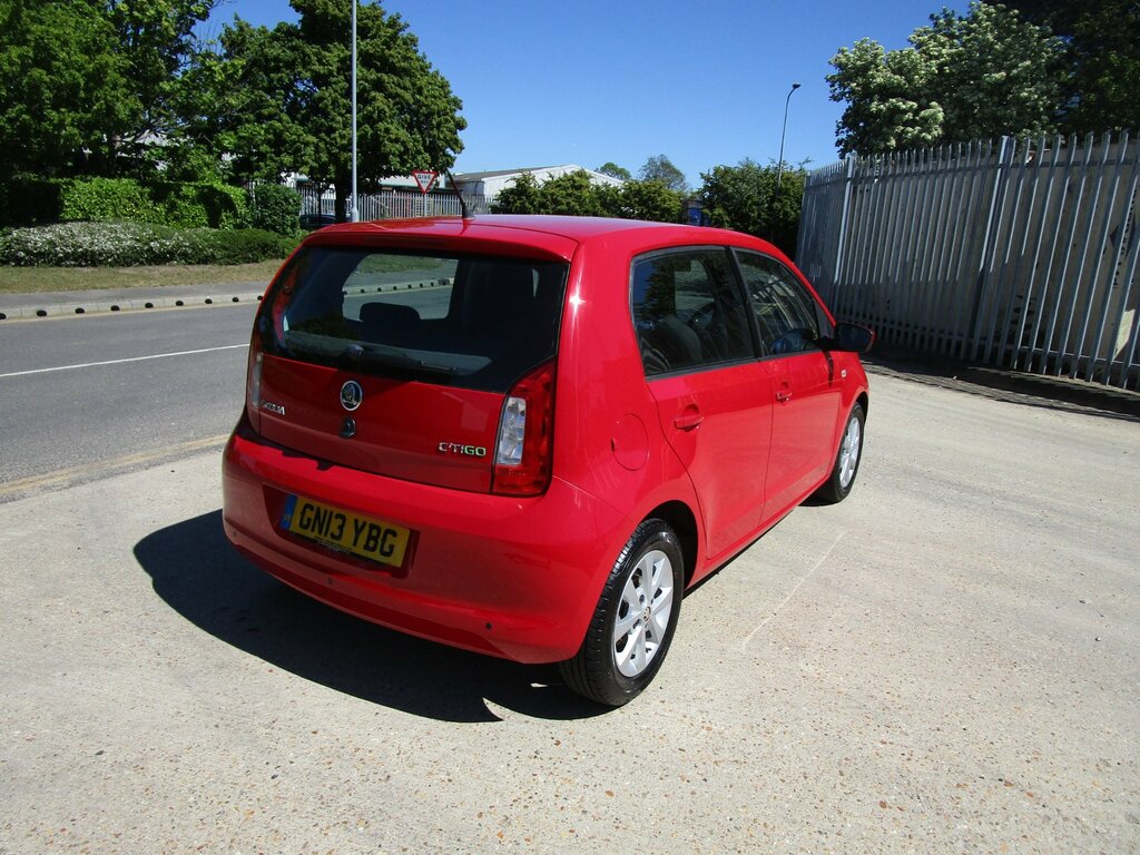 Skoda Citigo 1.0 Mpi Greentech Elegance Hatchback Ma GN13YBG Red #4