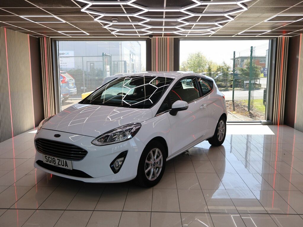 Ford Fiesta 2018 1.1 Ti-vct Zetec Hatchback SG18ZUA White #2
