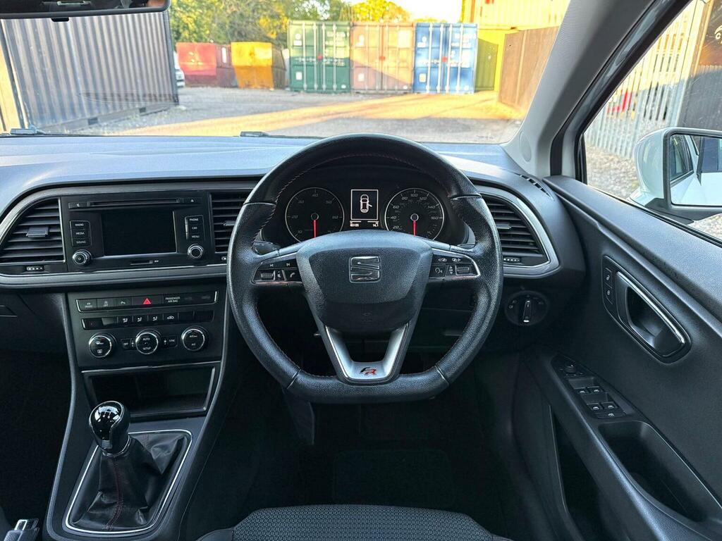 Seat Leon 2.0 Tdi Cr Fr Euro 5 Ss 201414 KP14WZO White #2