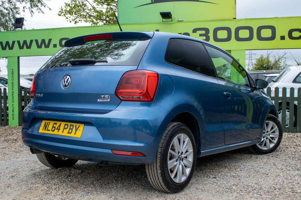 Volkswagen Polo 1.2 Tsi Bluemotion Tech Se Euro 6 Ss NL64PBY Blue #6