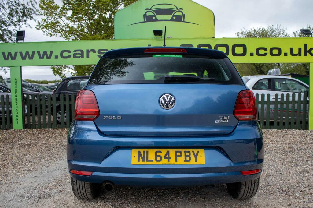 Volkswagen Polo 1.2 Tsi Bluemotion Tech Se Euro 6 Ss NL64PBY Blue #5