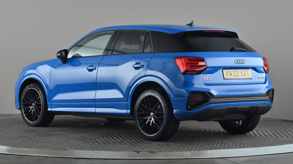 Audi Q2 30 Tfsi Black Edition MV22XZT Blue #4
