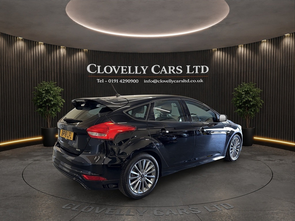 Ford Focus 1.0T Ecoboost St-line Hatchback BP18LFL Black #3