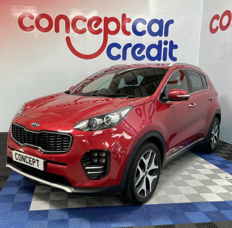 Kia Sportage Estate 1.6T Gdi Gt-line Red