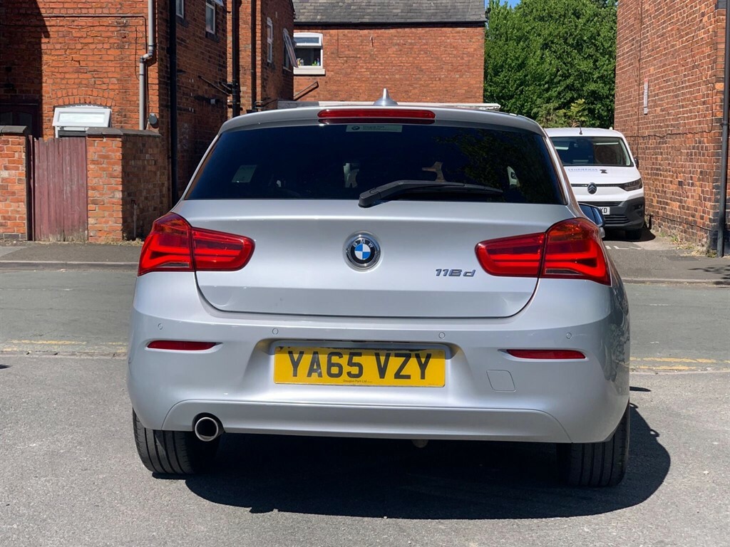 BMW 1 Series 1.5 116D Se Euro 6 Ss YA65VZY Silver #5