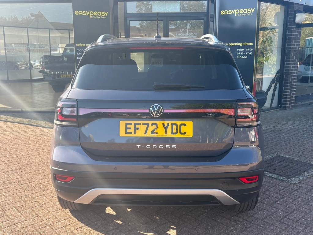 Volkswagen T-Cross 1.0 Tsi 110 Sel Dsg Estate EF72YDC Grey #5