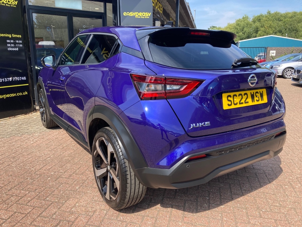 Nissan Juke 1.0 Dig-t 114 Tekna Dct SC22WSW Blue #4