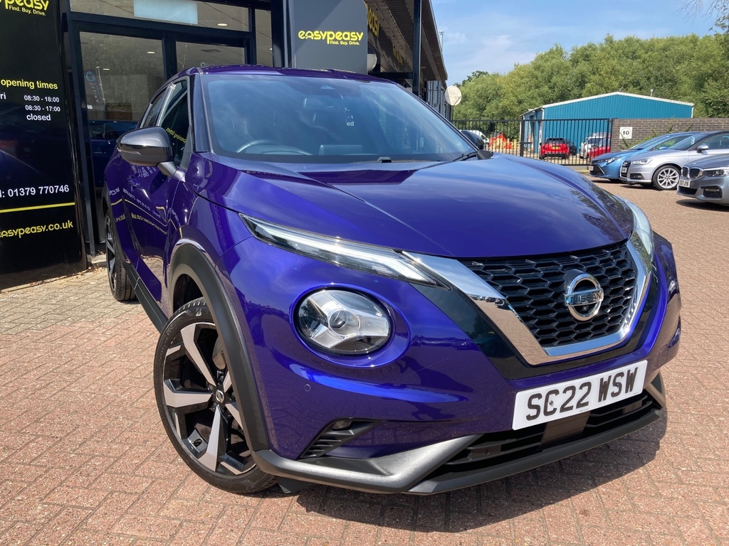 Nissan Juke 1.0 Dig-t 114 Tekna Dct Blue