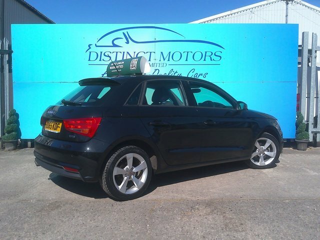 Audi A1 Tfsi Sport Sportback BD65KDF Black #4