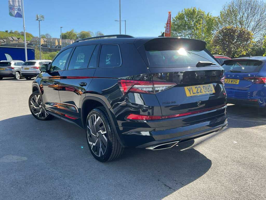Skoda Kodiaq 2.0 Tsi 245 Vrs 4X4 Dsg 7 Seat YL22OUD Black #3