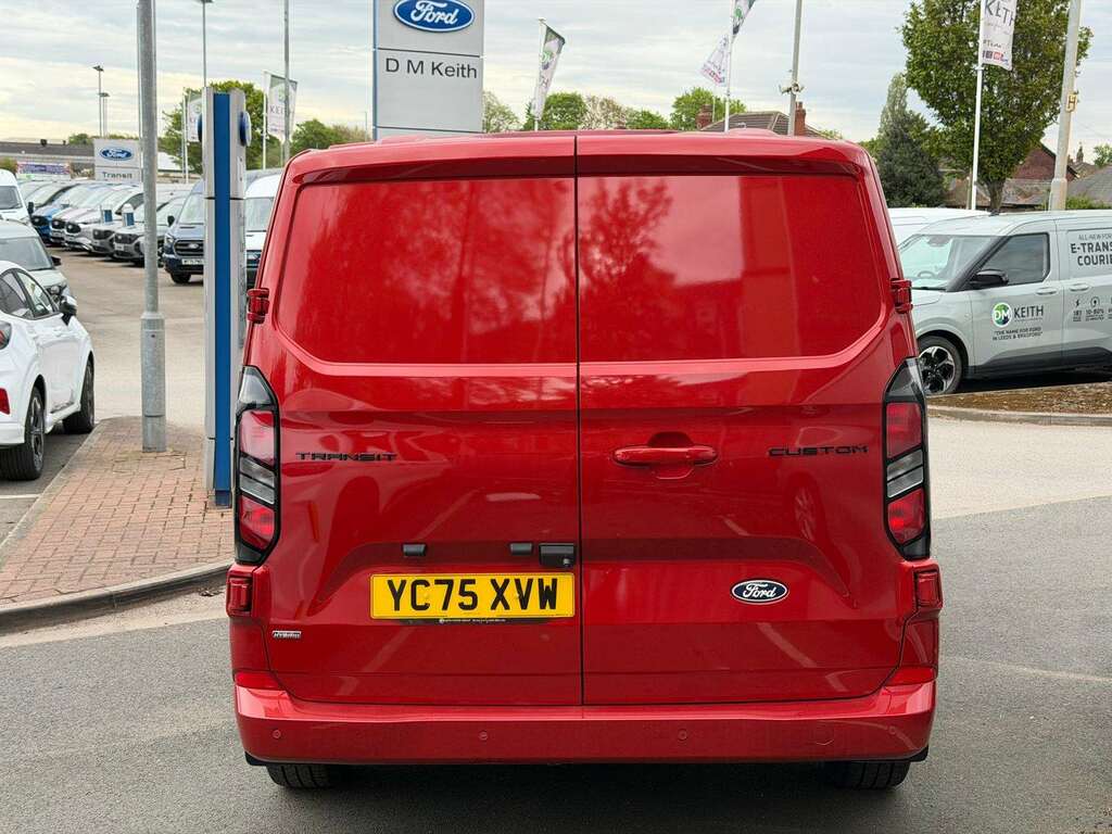 Ford Transit Custom 2.5 Phev 232Ps H1 Van Limited YC75XVW Red #6