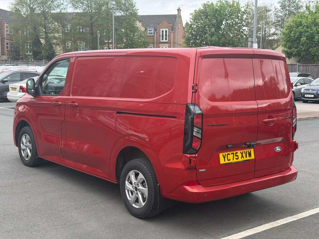 Ford Transit Custom 2.5 Phev 232Ps H1 Van Limited YC75XVW Red #5