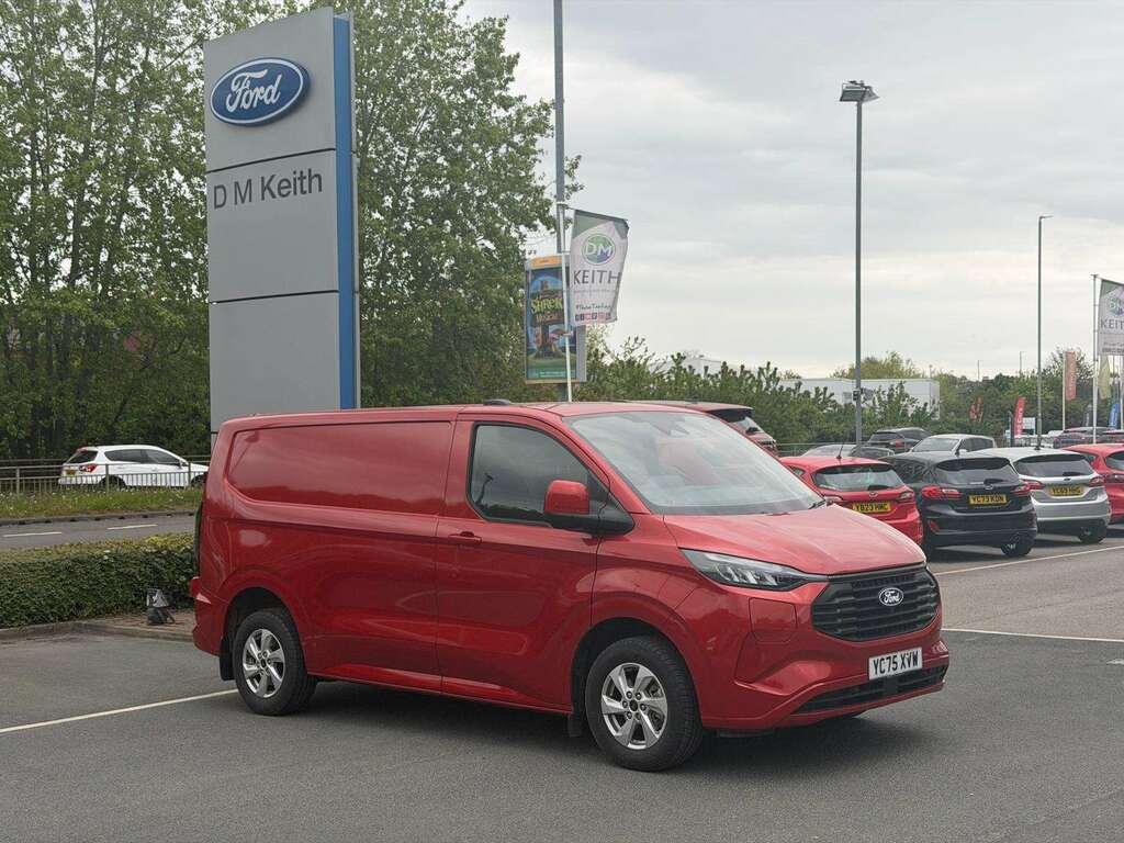 Ford Transit Custom 2.5 Phev 232Ps H1 Van Limited YC75XVW Red #3