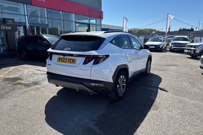 Hyundai Tucson 1.6 T-gdi Mhev Premium Suv Hybrid Dct E KY23YCN White #3