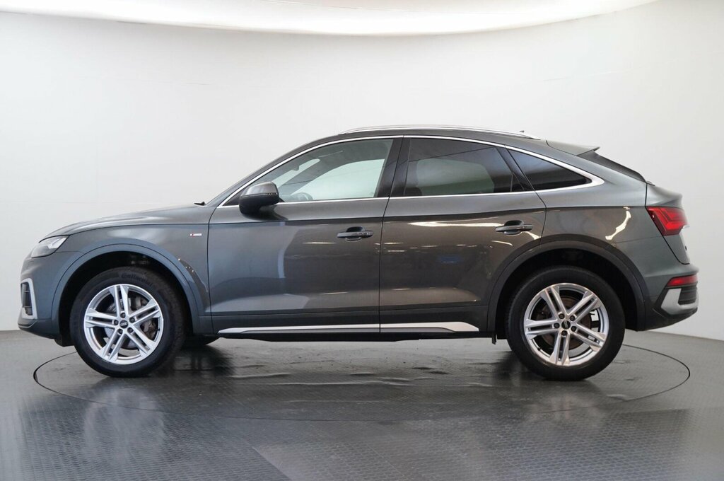 Audi Q5 2.0 Tfsi 45 S Line Sportback S Tronic Quattro Euro SK22AEU Grey #4