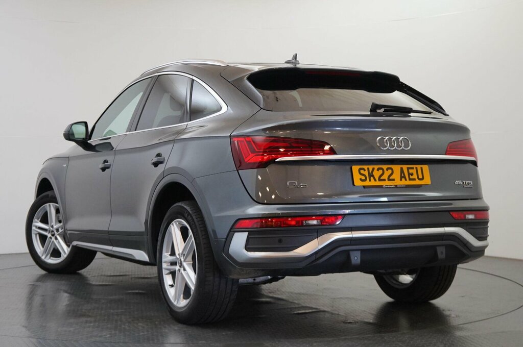 Audi Q5 2.0 Tfsi 45 S Line Sportback S Tronic Quattro Euro SK22AEU Grey #3