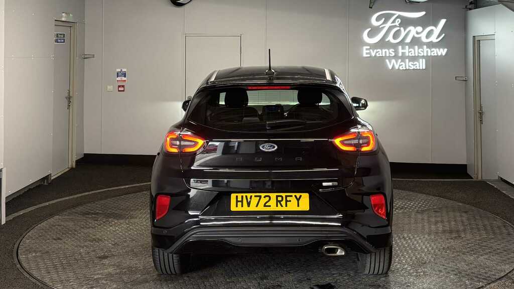 Ford Puma 1.0 Ecoboost Hybrid Mhev St-line Dct 2022 HV72RFY Black #6