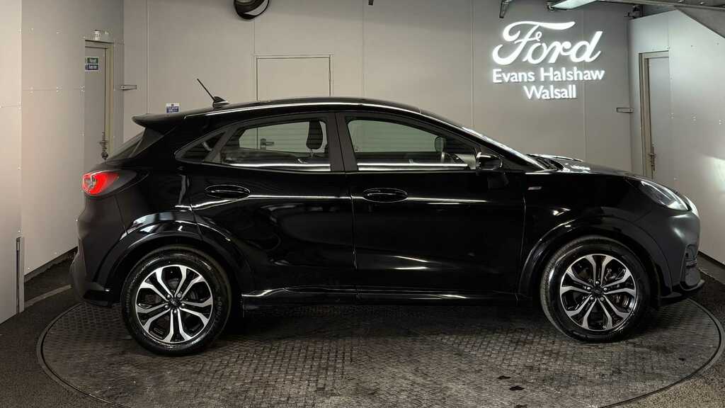 Ford Puma 1.0 Ecoboost Hybrid Mhev St-line Dct 2022 HV72RFY Black #4