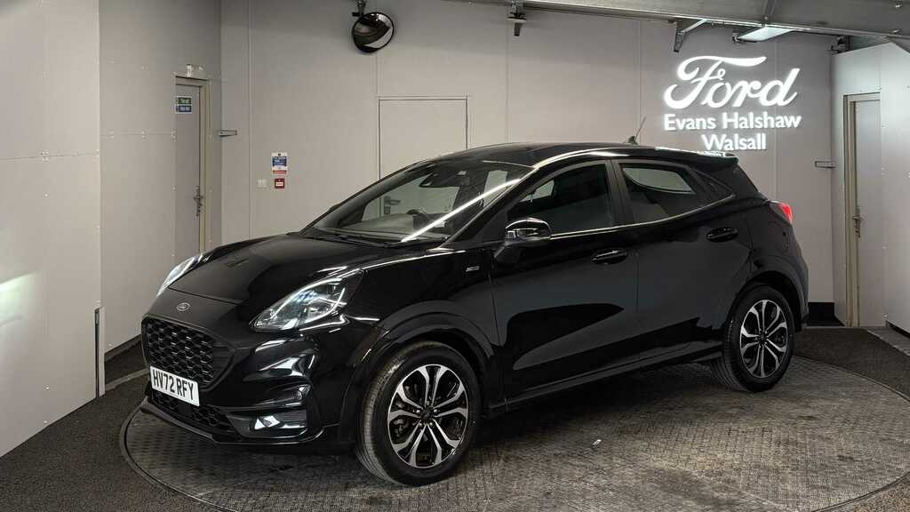 Ford Puma 1.0 Ecoboost Hybrid Mhev St-line Dct 2022 HV72RFY Black #2