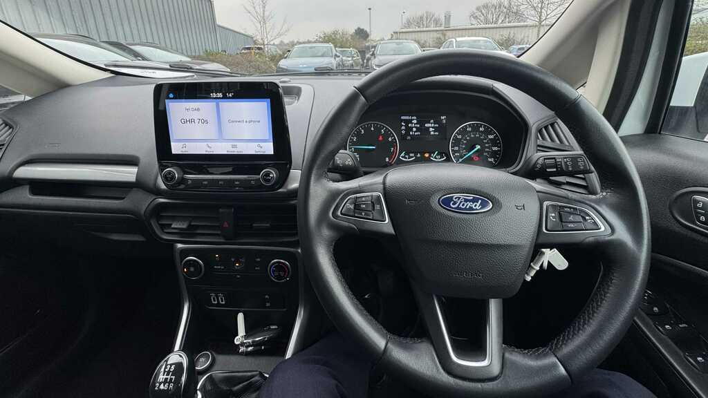 Ford Ecosport 1.0 Ecoboost Zetec 2019 ME19RNJ White #6