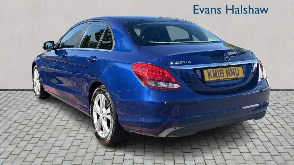Mercedes-Benz C Class C220d Se Executive Edition 9G-tronic 2018 KM18NMU Blue #2