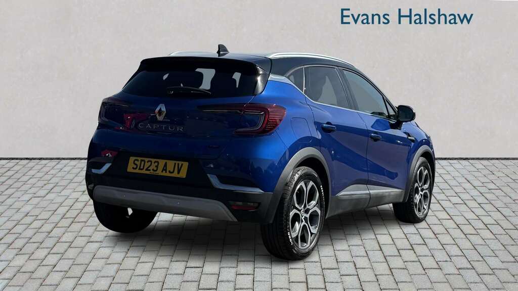 Renault Captur 1.6 E-tech Full Hybrid 145 Techno 2023 SD23AJV Blue #2