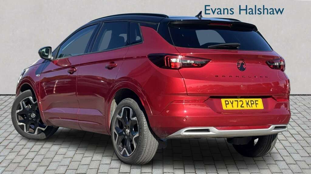 Vauxhall Grandland 1.5 Turbo D Ultimate 2023 PY72KPF Red #2