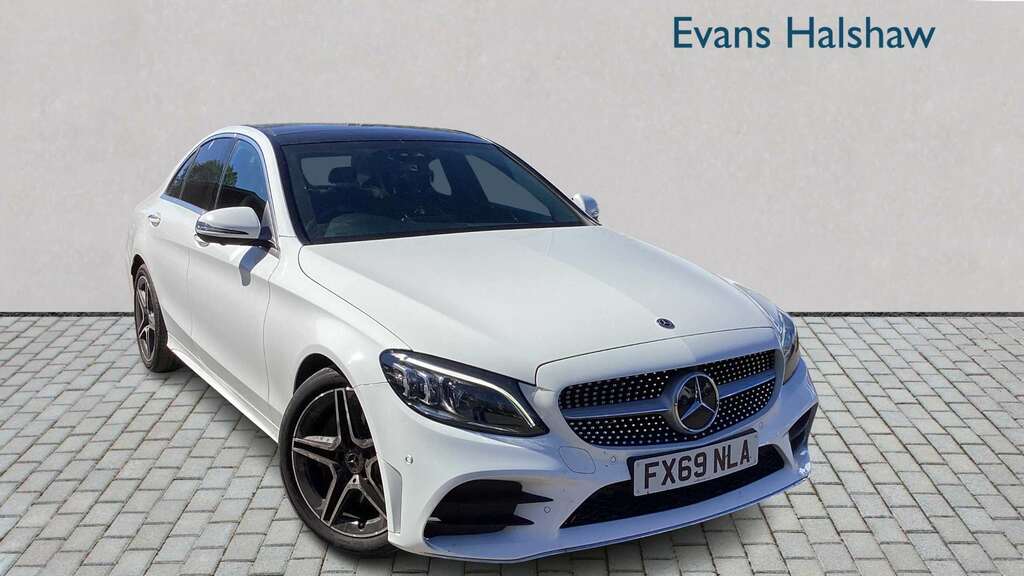 Mercedes-Benz C Class C300d Amg Line Premium Plus 9G-tronic 2019 White