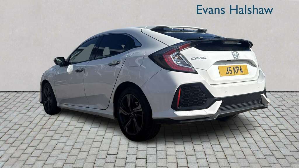 Honda Civic 1.5 Vtec Turbo Prestige Cvt 2020 White #2