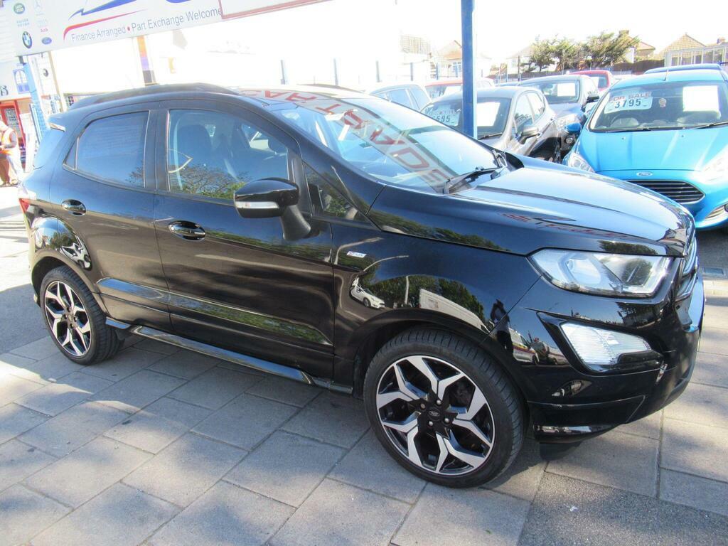 Ford Ecosport 1.0T Ecoboost St-line Euro 6 S S WU68YWD Black #2