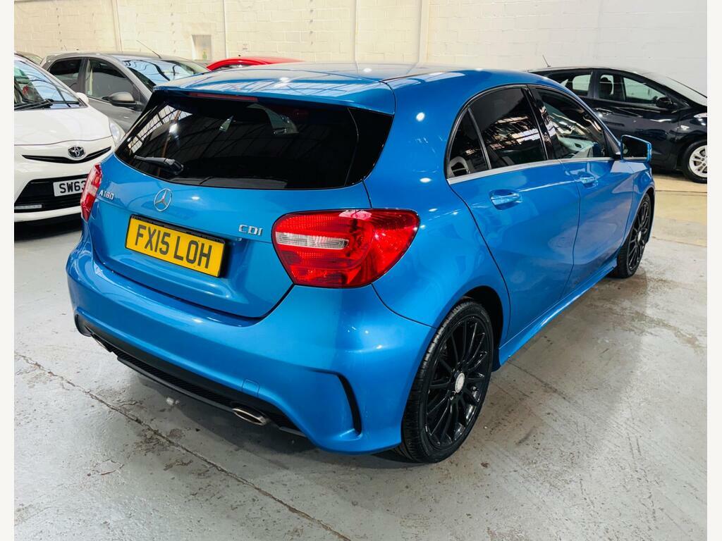 Mercedes-Benz A Class 1.5 A180 Cdi Amg Sport 7G-dct Euro 6 S S FX15LOH Blue #4