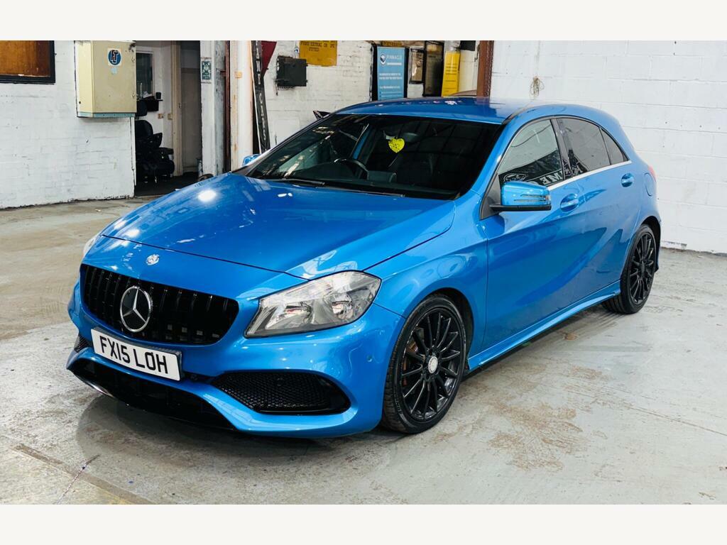 Mercedes-Benz A Class 1.5 A180 Cdi Amg Sport 7G-dct Euro 6 S S FX15LOH Blue #3