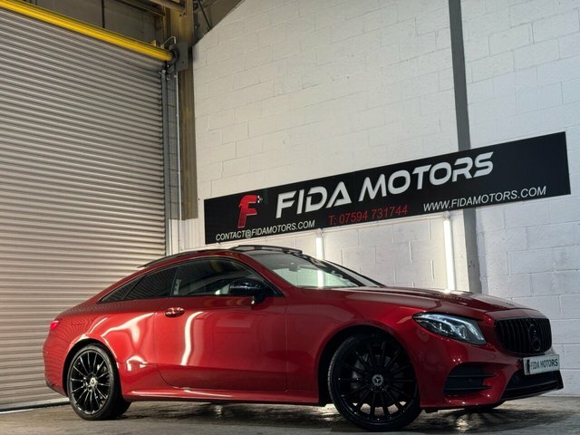 Mercedes-Benz E Class 2020 2.0 E220d Amg Line Premium Plus Coupe D Red
