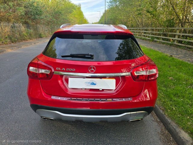 Mercedes-Benz GLA Class Gla200 Sport Suv DE17EHV Red #6