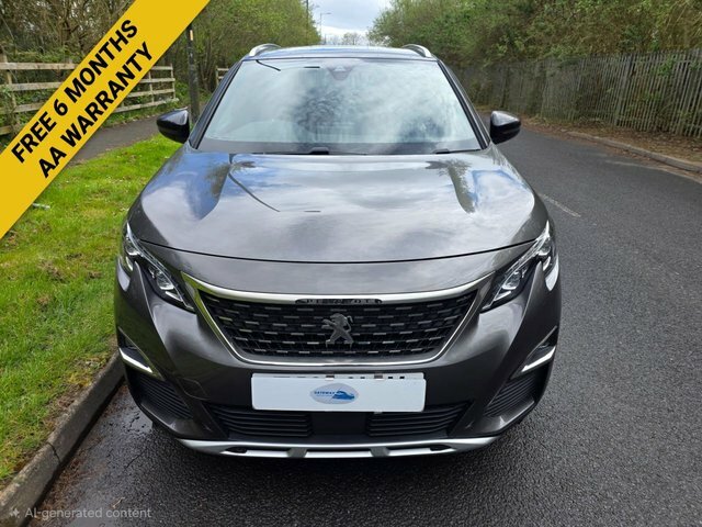 Peugeot 3008 Bluehdi Gt Line Suv EG18UAY Grey #3