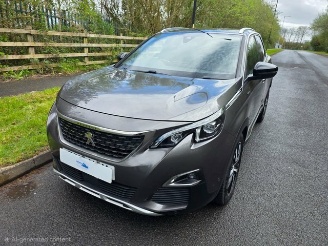 Peugeot 3008 Bluehdi Gt Line Suv EG18UAY Grey #4